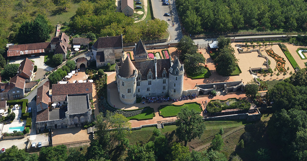 Magnigyro autogire survol chateau Milandes